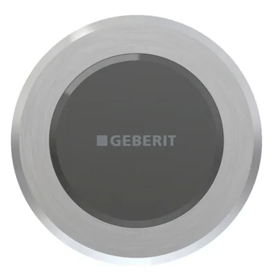 Geberit skalošanas sistēmas - elektroniska skalošanas tālvadība tips 10, darbība ar baterijām, birstēts nerūsējošais tērauds 115.937.SN.6