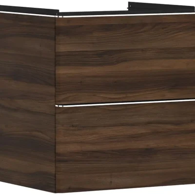 Hansgrohe Xelu Q - izlietnes apakšskapītis, 63x58x50 cm, 2 atvilktnes, tumšs valrieksts/hroms 54026000