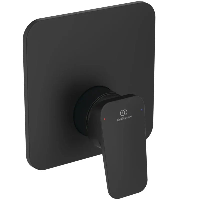 Ideal Standard CeraPlan - zemapmetuma dušas maisītājs, melns BD254XG
