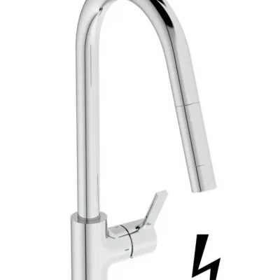 Ideal Standard Gusto - virtuves izlietnes maisītājs ar izvelkamu izteku, hroms BD415AA