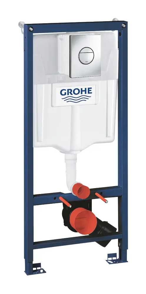 Grohe Rapid SL - priekšsienas elements piekaramajam WC, vadības plate Nova Cosmopolitan, hroms 38860000