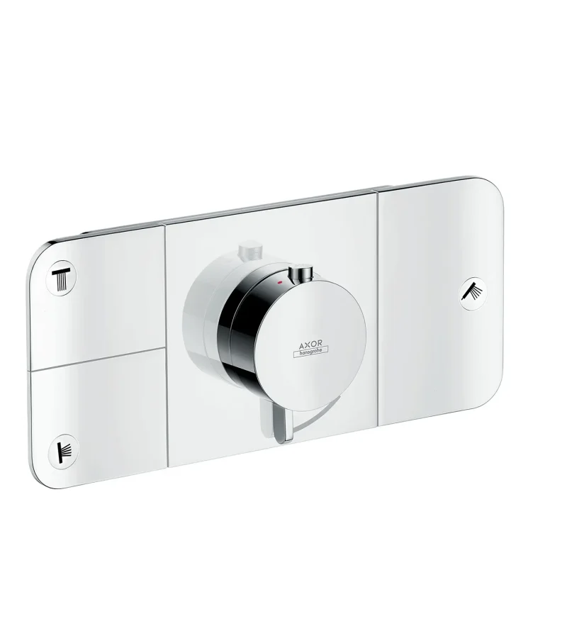 Axor One - termostata maisītājs - zemapmetuma, 3 patērētājiem, hroms 45713000