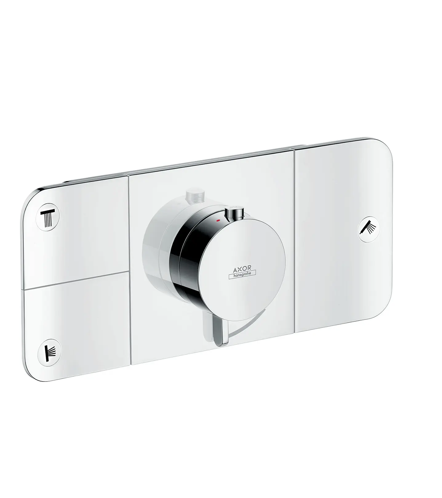 Axor One - termostata maisītājs - zemapmetuma, 3 patērētājiem, hroms 45713000