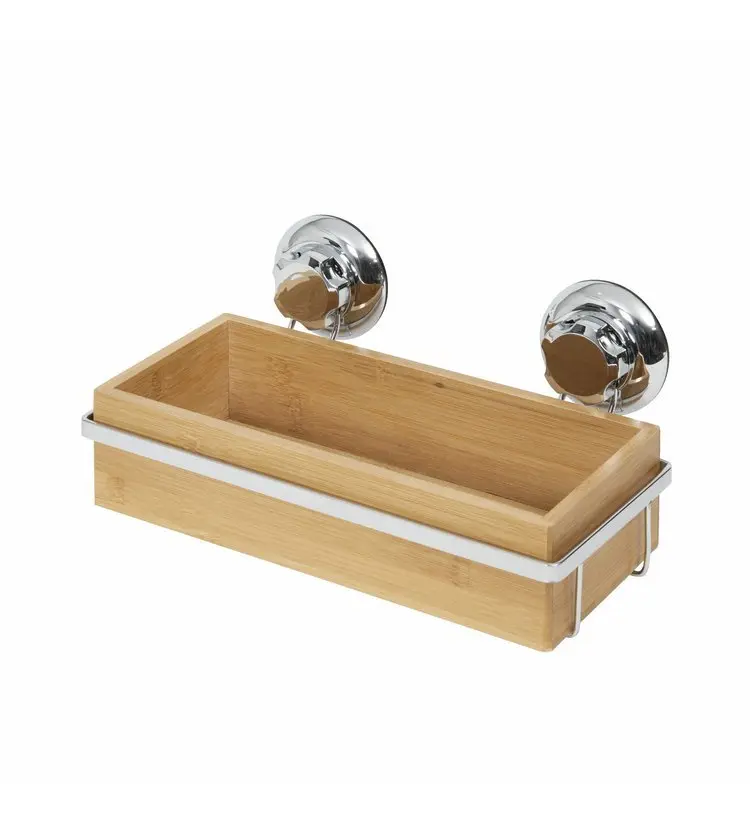 Compactor Bestlock - plaukts 28x15x13 cm, bambuss/hroms RAN5807