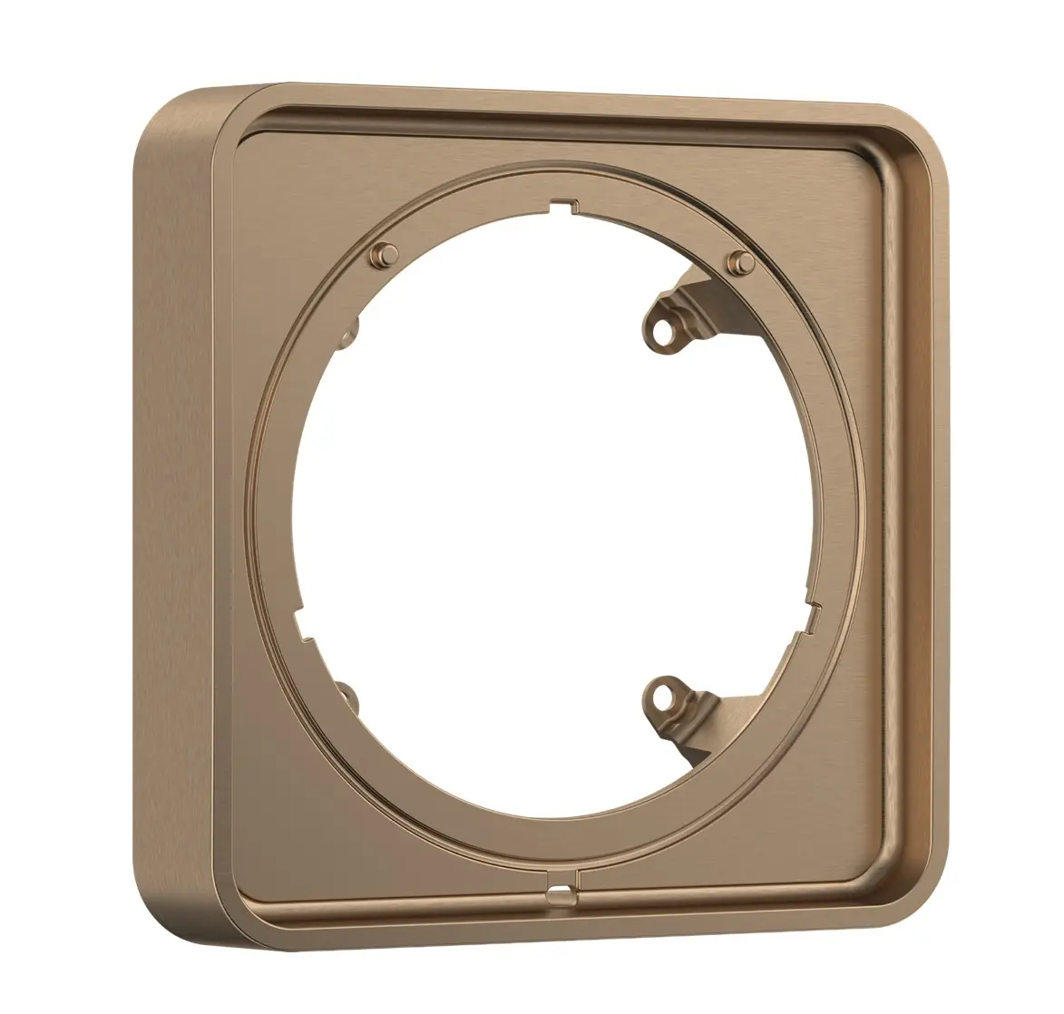 Axor ShowerSelect ID - pagarinājums 17x17 cm, bronza birstēta 13643140