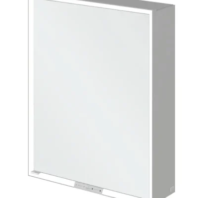 Villeroy & Boch My View+ - spoguļskapītis ar LED apgaismojumu 60x75x17 cm, 1 durvis, eņģes labajā pusē, pelēks A4816R00