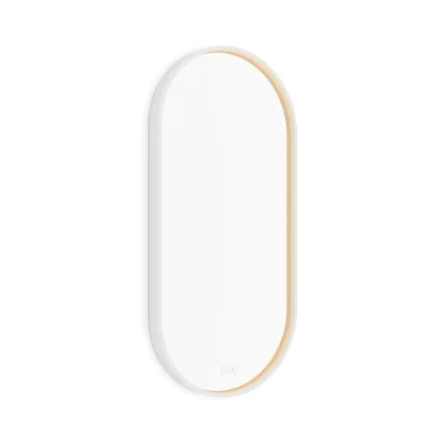 Nimco - spogulis ar LED apgaismojumu, 45x90 cm, divi skārienjutīgi sensori, matēti balts ZPB 32003LVX-05