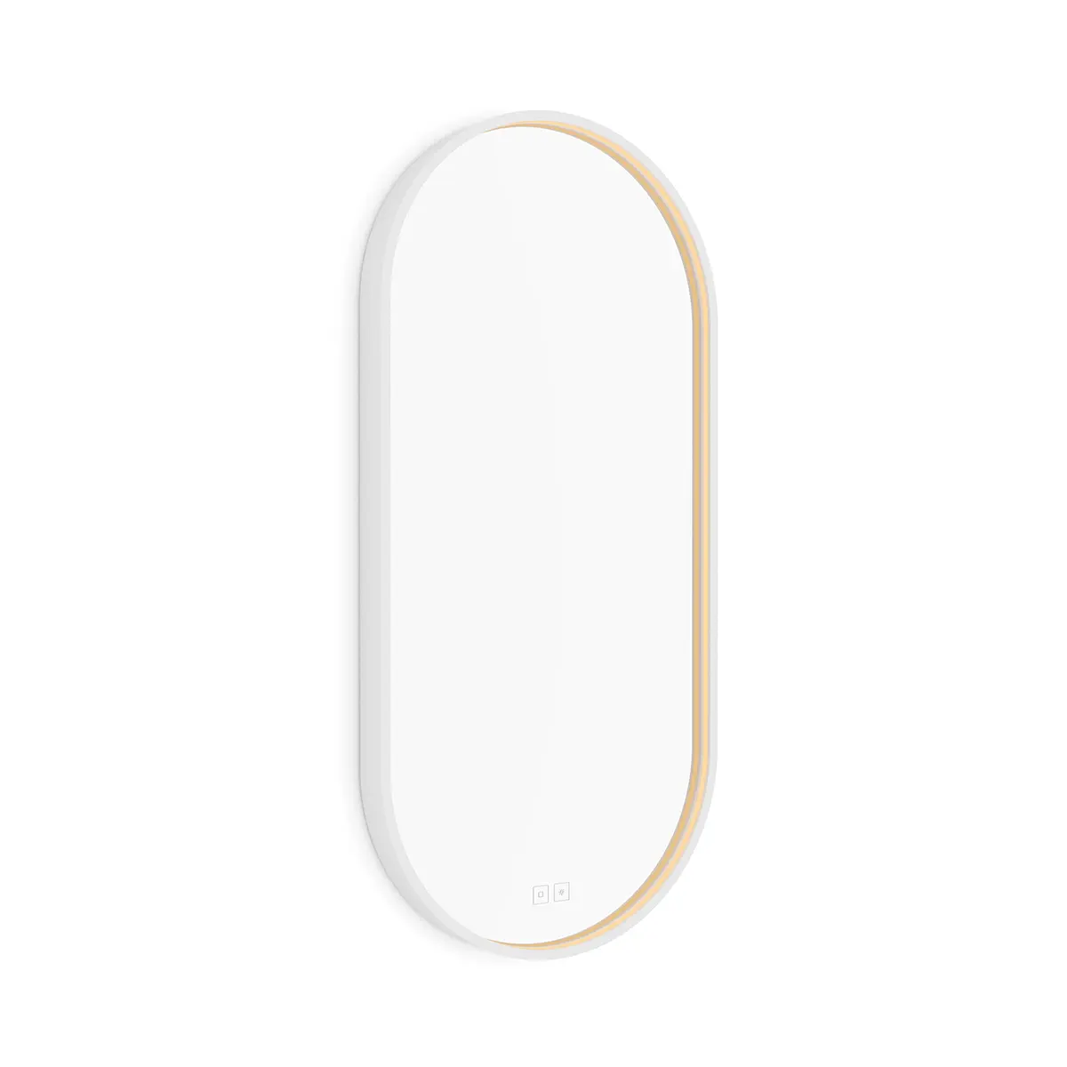 Nimco - spogulis ar LED apgaismojumu, 45x90 cm, divi skārienjutīgi sensori, matēti balts ZPB 32003LVX-05