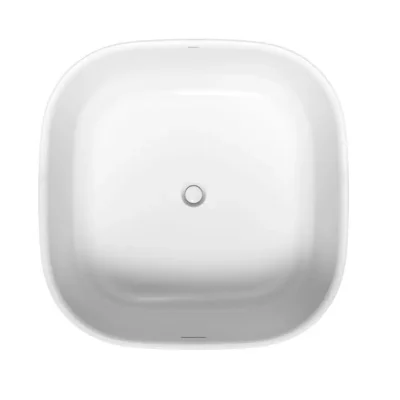 Duravit Zencha - brīvi stāvoša vanna 125x125 cm, DuraSolid, ClickClack, balta 700464000000000