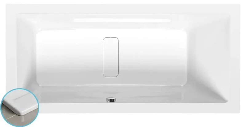 Polysan vannas - vanna Marlene Slim, 170x80x48 cm, balta 72403S