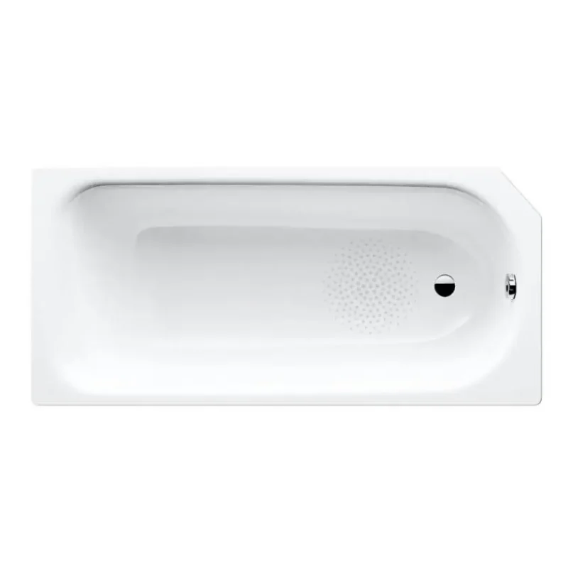 Kaldewei Advantage - Taisnstūra vanna Saniform V3 362-1, 160x70 cm, neslīdoša, pērļu efekts, balta 192330003001