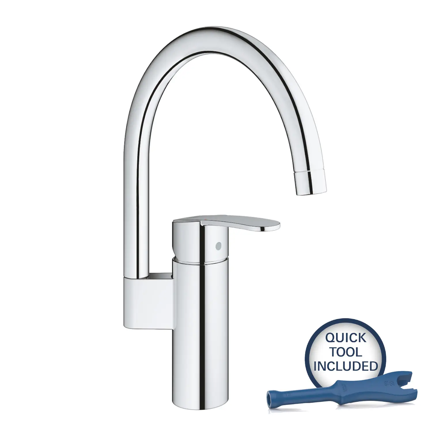 Grohe Wave Cosmopolitan - virtuves izlietnes maisītājs, hroms 32449001