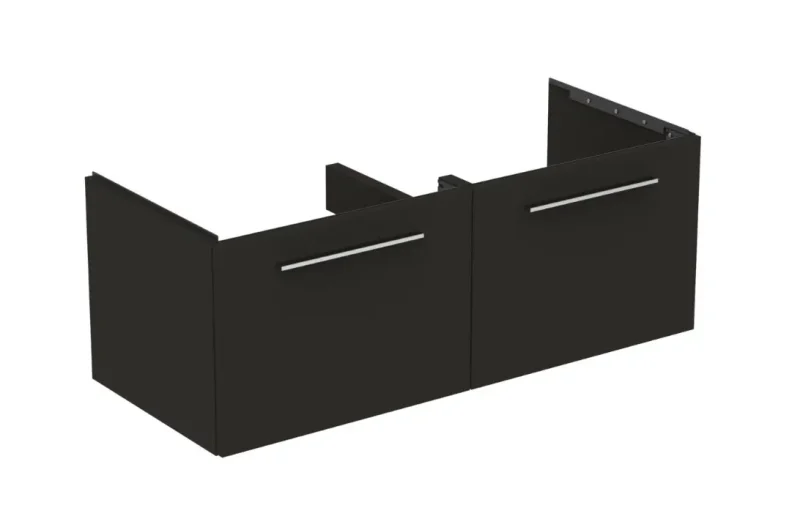 Ideal Standard i.Life B - izlietnes apakšskapītis 120x44x51 cm, 2 atvilktnes, matēti antracīta T5277NV