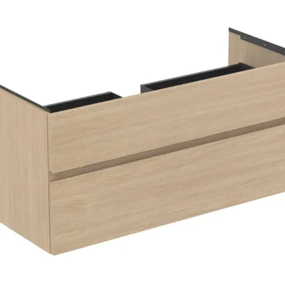 Ideal Standard Finesse - izlietnes skapītis, 120x51x55 cm, 2 atvilktnes, balts-ozols E3394US