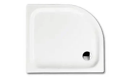 Kaldewei Advantage - Asimetriska dušas paliktnis Zirkon 501-1, 90x75 cm, balts - dušas paliktnis, neslīdošs, pērļu efekts, bez putupolistirola balsta 455530003001