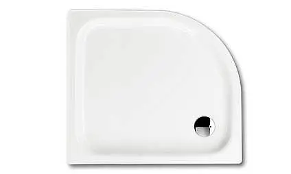 Kaldewei Advantage - Asimetriska ceturtdaļapaļā dušas paliktnis Zirkon 501-1, 90x75 cm, balts - dušas paliktnis, bez putupolistirola balsta 455500010001