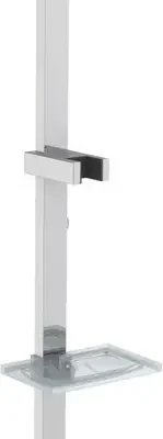 Sapho Veneta - dušas stienis 68 cm, ar turētāju un ziepju trauku, hroms 1206-07