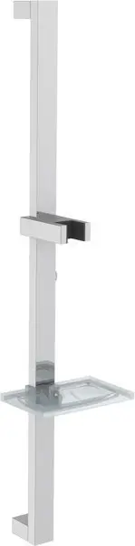 Sapho Veneta - dušas stienis 68 cm, ar turētāju un ziepju trauku, hroms 1206-07