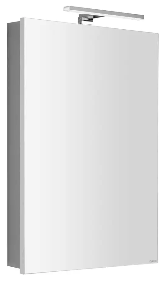 Sapho Greta - spoguļskapītis ar LED apgaismojumu 50x70x14 cm, 1 durvis, eņģes labajā pusē, matēti balts GR050-0031