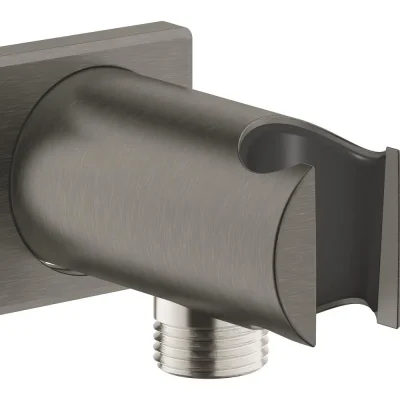 Grohe Rainshower - sienas pieslēguma līkums ar turētāju, Hard Graphite birstēts 26659AL0