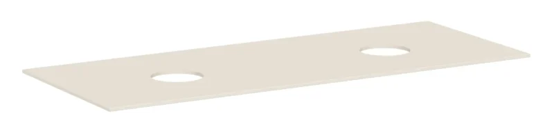 Hansgrohe Xevolos E - izlietnes virsma, 137x55 cm, 2 izgriezumi, bēšs matēts 54332780