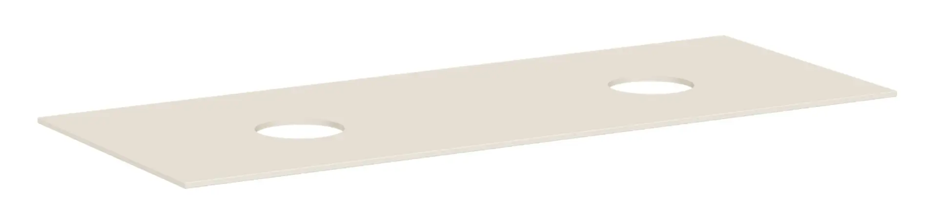 Hansgrohe Xevolos E - izlietnes virsma, 137x55 cm, 2 izgriezumi, bēšs matēts 54332780