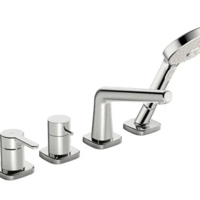 Hansa Designo - vannas maisītājs, 4 caurumu montāža, hroms 53122083