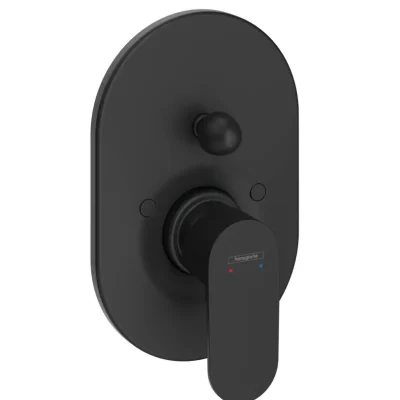 Hansgrohe Rebris S - zemapmetuma vannas maisītājs, matēti melns 72449670