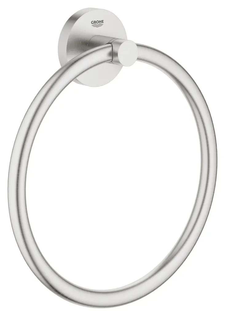 Grohe Essentials - dvieļu turētājs, SuperSteel 40365DC1
