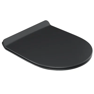 Ravak Vita - WC sēdeklis, Slim, SoftClose, melns X01862