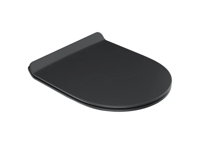 Ravak Vita - WC sēdeklis, Slim, SoftClose, melns X01862