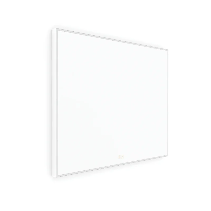 Nimco - spogulis ar LED apgaismojumu, 90x70 cm, divi skāriensensori, matēti balts ZPB 13019VX-05