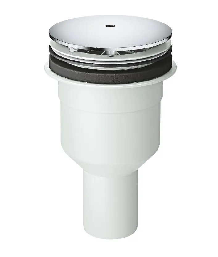 Grohe noteces komplekti - noteces komplekts dušas paliktņiem, vertikāla noteka, hroms 49533000