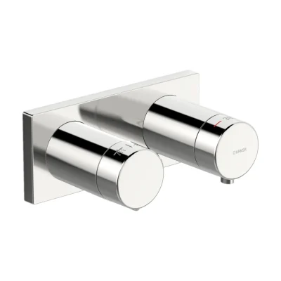 Hansa Living - zemapmetuma termostata maisītājs 2 patērētājiem, hroms 44539583