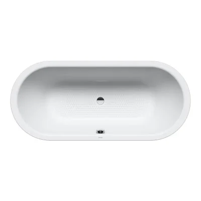 Kaldewei Ambiente - Ovāla vanna Classic Duo Oval 111, 180x80 cm, pilnībā pārklāta ar pretslīdes pārklājumu, balta 291234010001