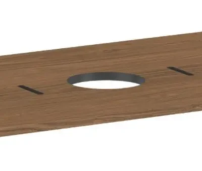 Hansgrohe Xilesa E - izlietnes virsma, 98x55 cm, izgriezums vidū, ozols Kaschmir 54276550