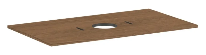 Hansgrohe Xilesa E - izlietnes virsma, 98x55 cm, izgriezums vidū, ozols Kaschmir 54276550