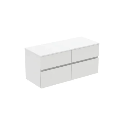 Ideal Standard Finesse - izlietnes skapītis, 120x51x56 cm, 4 atvilktnes, matēti balts E3437Y1