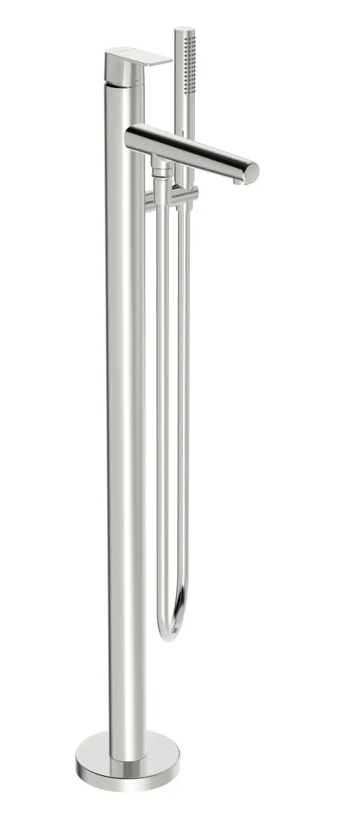 Hansa Stela - vannas maisītājs, grīdas montāža ar piederumiem, hromēts 57252073