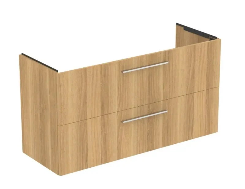 Ideal Standard i.Life A - izlietnes skapītis, 120x44x63 cm, 2 atvilktnes, dabīgs ozols T5258NX