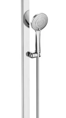 Duravit dušas - rokas dušas, stieņa un šļūtenes komplekts, 3 strūklas veidi, hroms UV0682005010