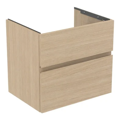 Ideal Standard Finesse - izlietnes skapītis, 60x44x55 cm, 2 atvilktnes, balts ozols E3386US