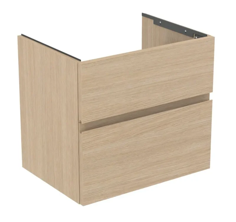 Ideal Standard Finesse - izlietnes skapītis, 60x44x55 cm, 2 atvilktnes, balts ozols E3386US
