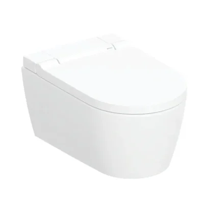 Geberit AquaClean - elektroniskais bidē Sela ar keramiku, montāžai pie sienas, TurboFlush, SoftClosing, KeraTect, balts 146.220.11.1