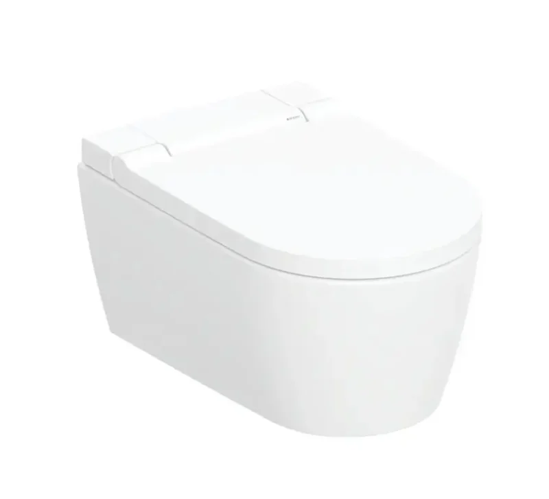 Geberit AquaClean - elektroniskais bidē Sela ar keramiku, montāžai pie sienas, TurboFlush, SoftClosing, KeraTect, balts 146.220.11.1