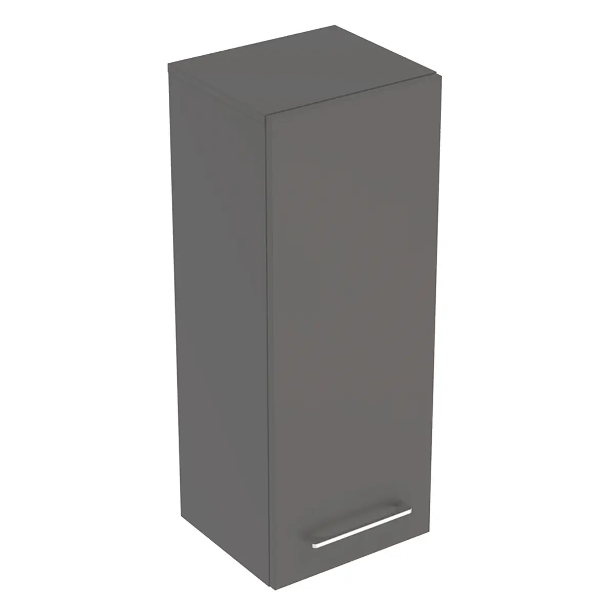 Geberit Selnova Square - sānu augšējais skapis 65x33x30 cm, 1 durvis, Lava matēts 501.277.00.1