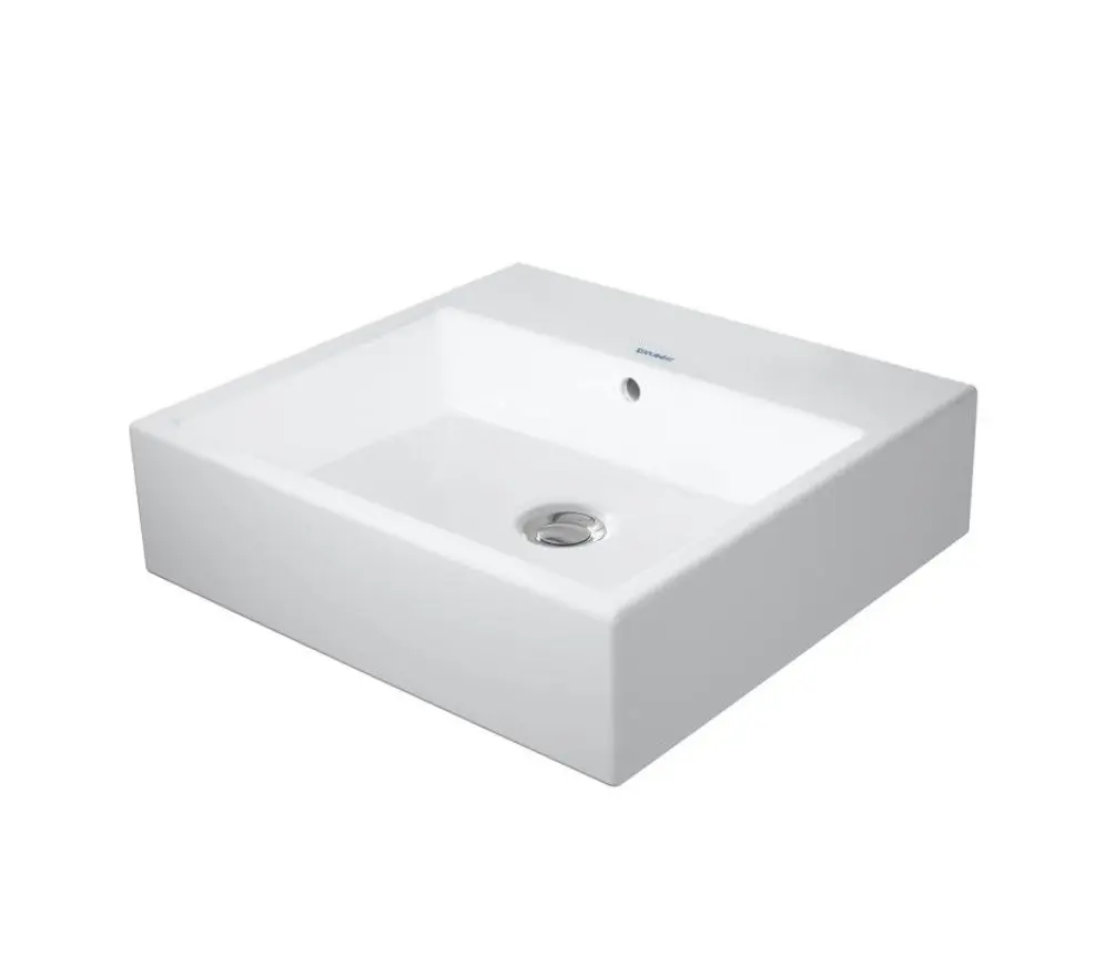 Duravit Vero Air - roku mazgājamā izlietne 45x35 cm, ar pārplūdi, bez jaucējkrāna cauruma, WonderGliss, balta 07244500601