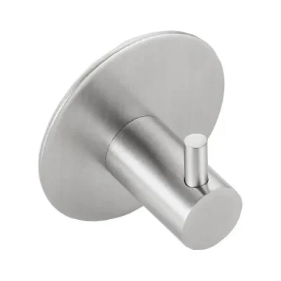 Sapho Accessoires - āķis, pašlīmējošs, apaļš, birstēts nerūsējošais tērauds 32201