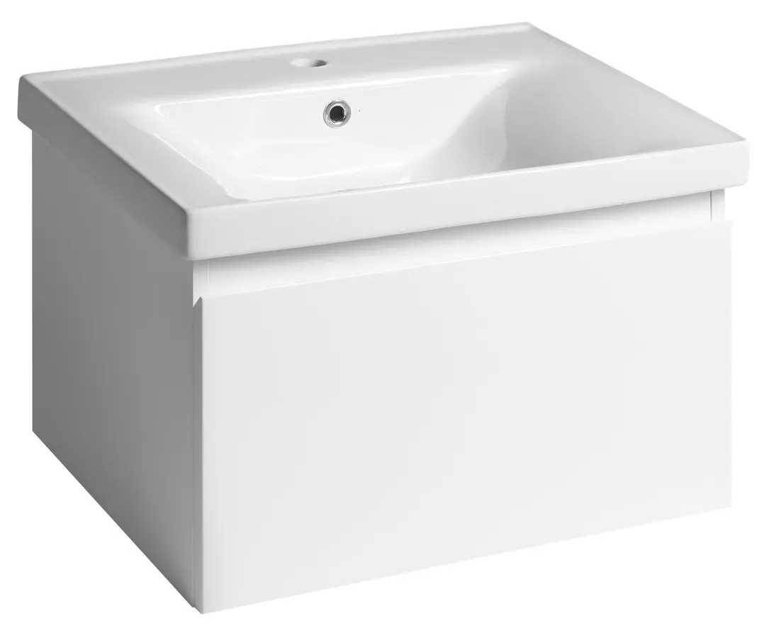 Aqualine Altair - izlietnes skapītis 35x57x45 cm, 1 atvilktne, balts AI263