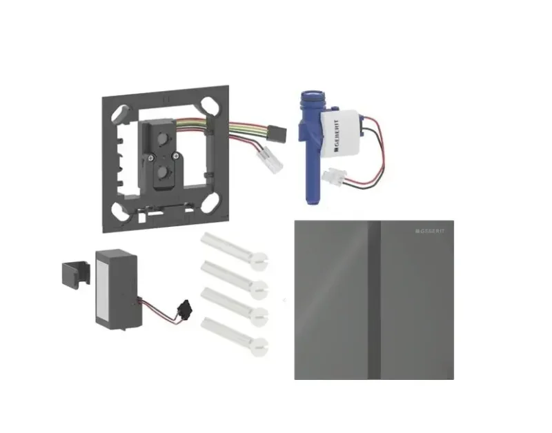 Geberit - Elektroniska pisuāra skalošanas vadība tips 40, darbība ar baterijām, Bluetooth, stikls/Lava 116.237.JK.1